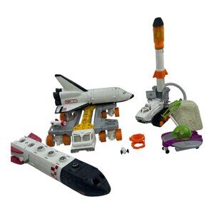 Matchbox Vintage Mega Rig Shuttle Mission and Space Rover Rocket Toy Set UFO